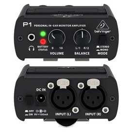 Проводная система ушного мониторинга Behringer P1 — блок питания и батарейки