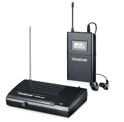 Радиосистема ушного мониторинга Takstar WPM-200 — 6 каналов, UHF