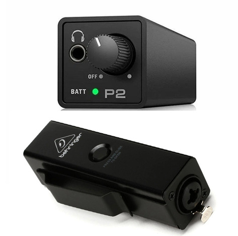 Проводная система ушного мониторинга Behringer P2 — активная на батарейках